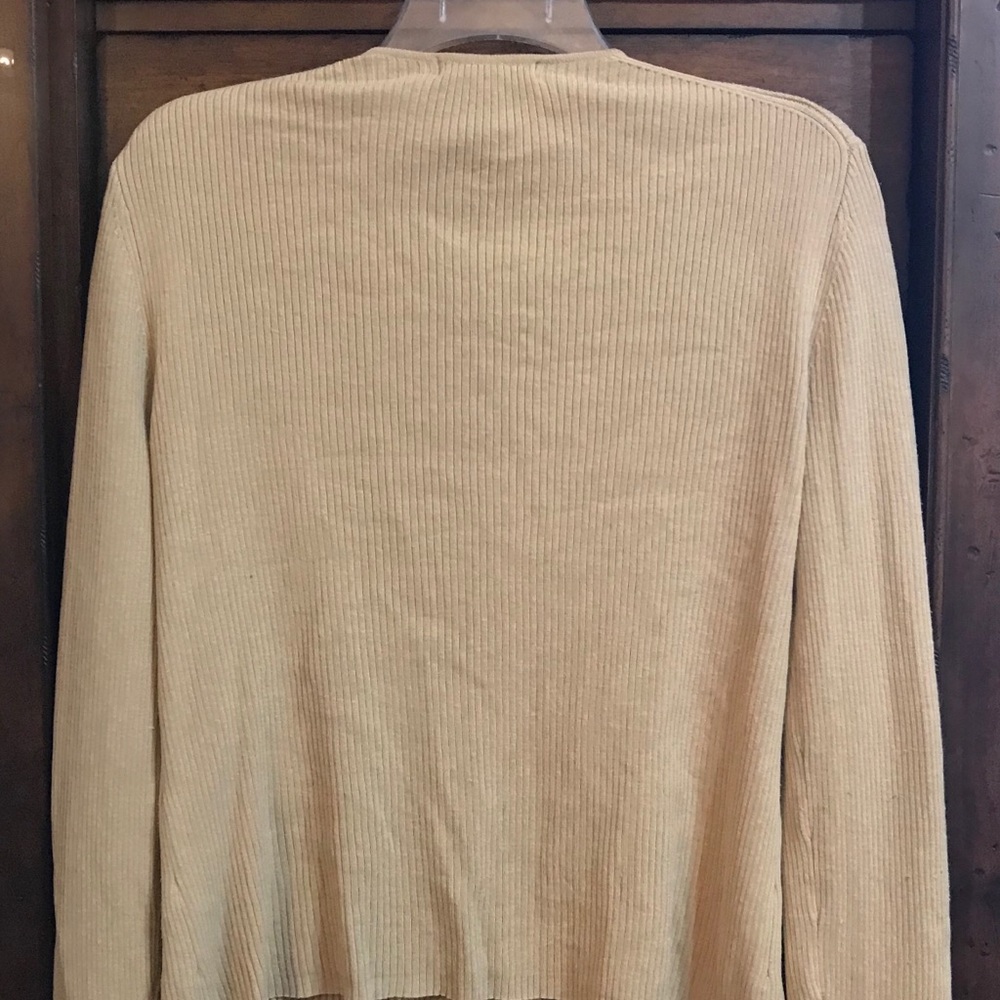 Kenneth Cole Light Weight Tan Sweater Size Med - Picture 5 of 5
